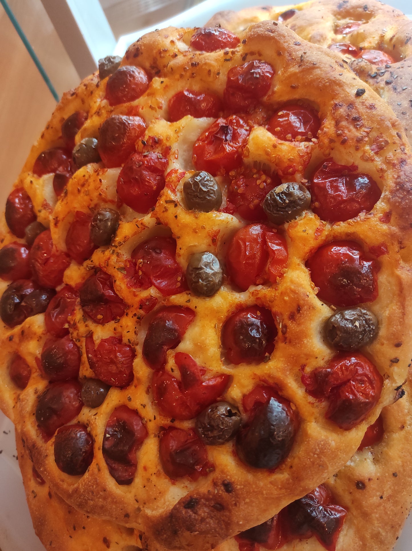 Focaccia Barese Con Olive (Peso 500g)