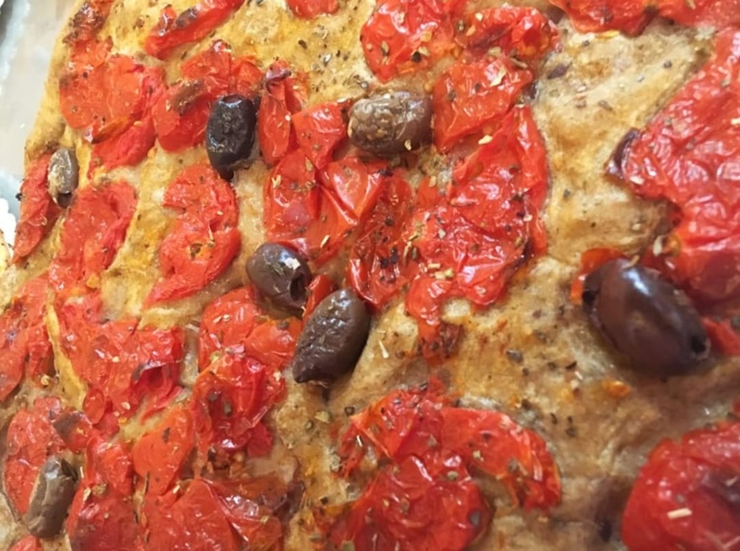 Focaccia barese ai cereali